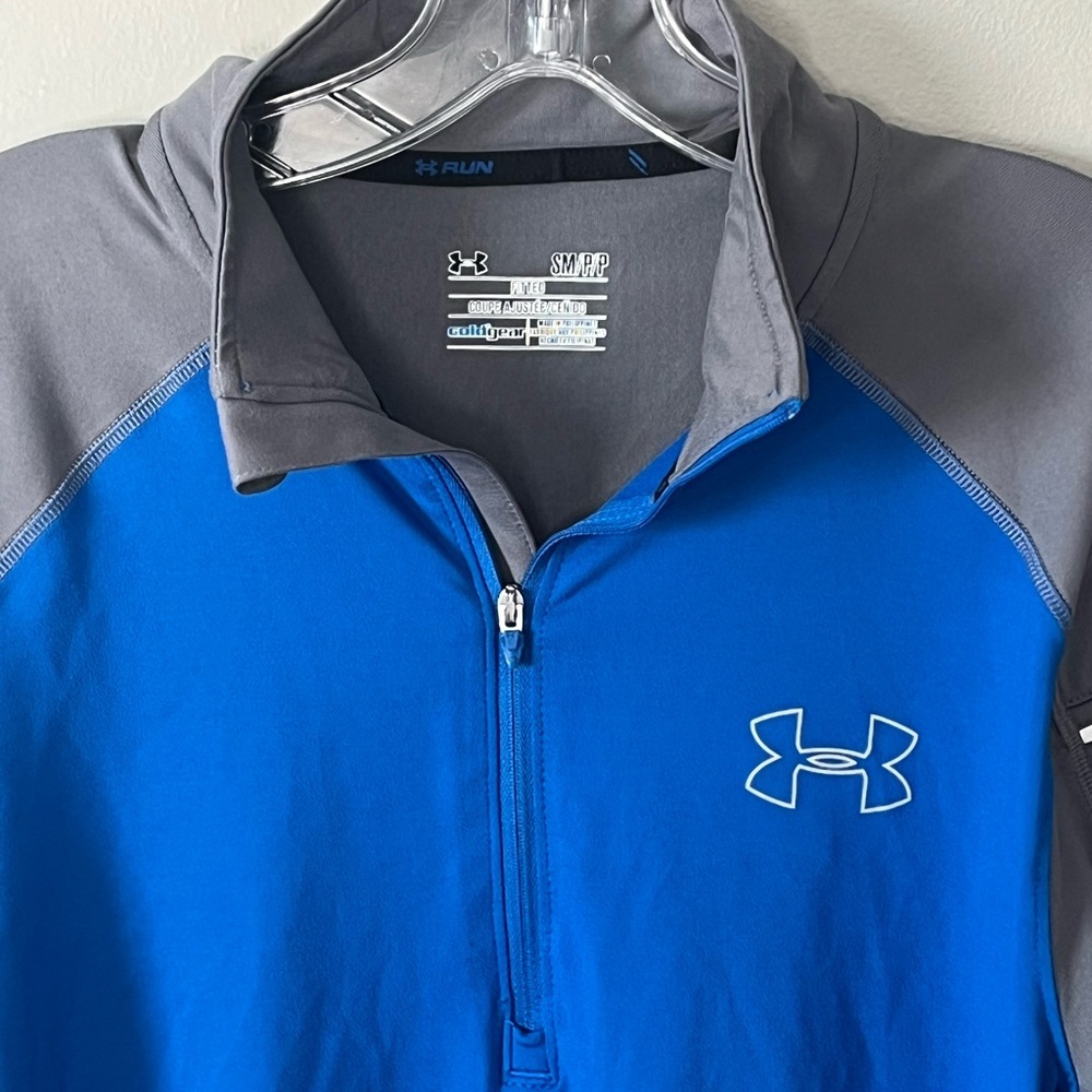 Under Armour WomensLong Sleeve Coldgear Storm Quarter Zip Pullover Sweatshirt Sm